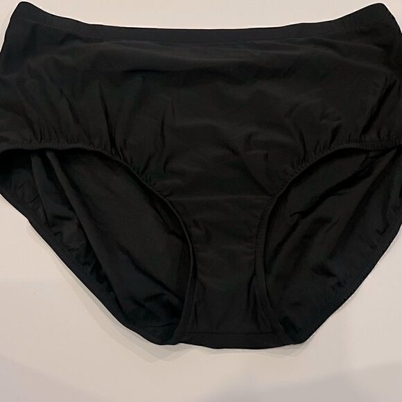 Anne Cole Plus Size Convertible High Waist Shirred Swim Bottom New Size 20W - Picture 9 of 10